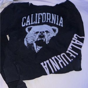 CROPPED CALIFORNIA SWEATSHIRT